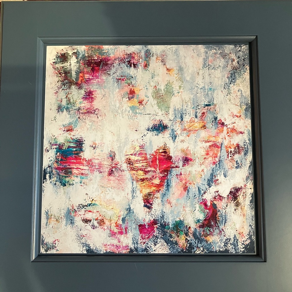 Cabinet door printed painting.